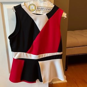 Super cool and fun dress tank with flared bottom that hides belly